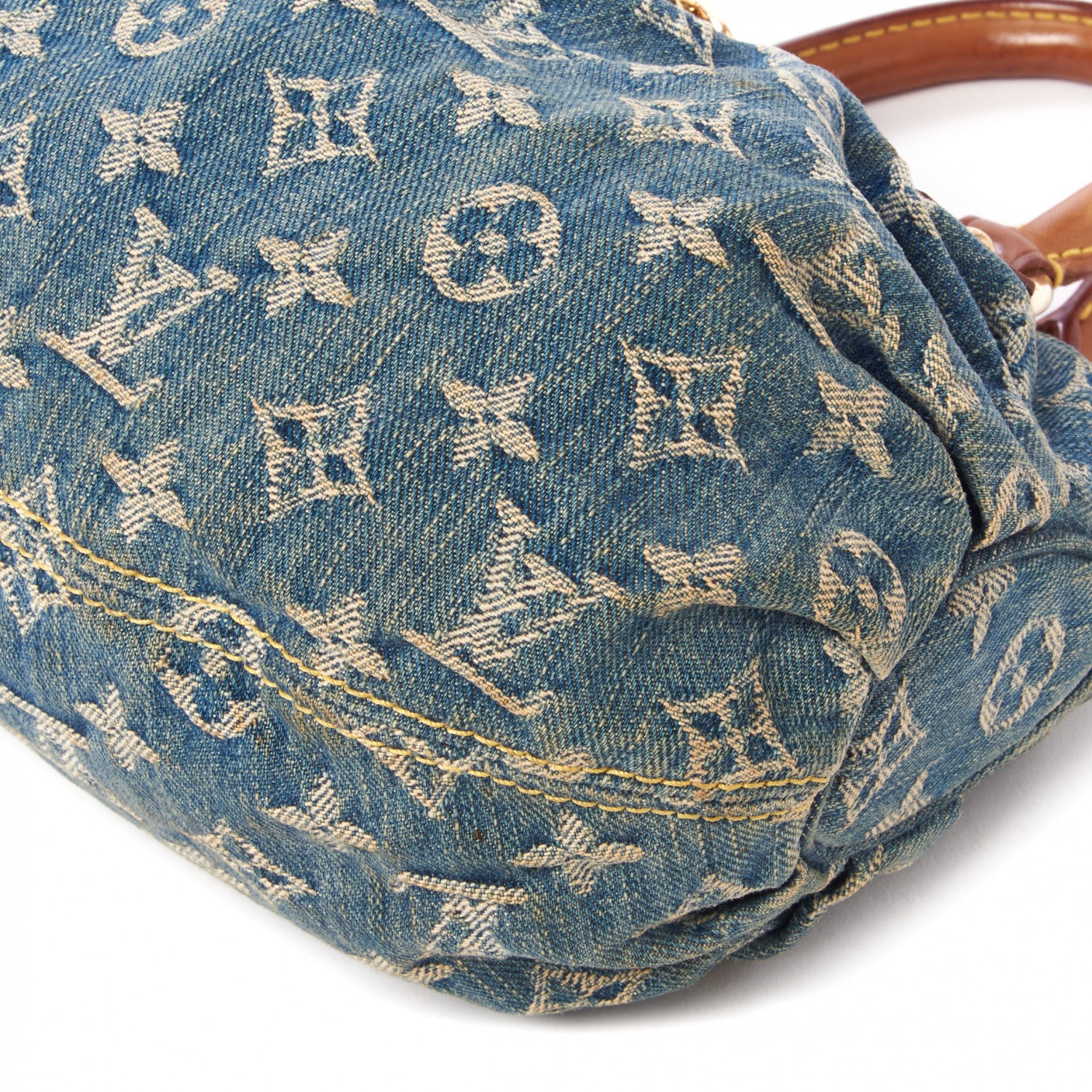Louis Vuitton Monogram Denim Pleaty Blue 5 of 8