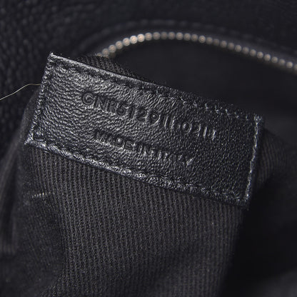 Saint Laurent Grained Calfskin Small Supple Chain Sac De Jour Black 8 of 8
