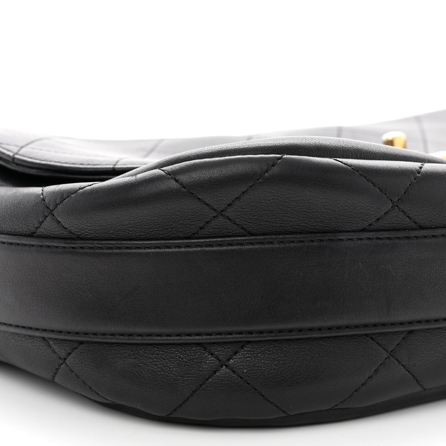Chanel Calfskin Stitched Small Paris in Rome Messenger Black 9 of 13