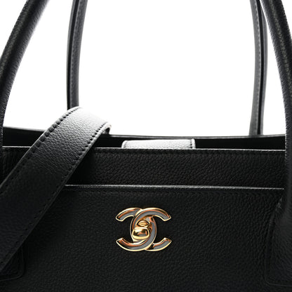 Chanel Calfskin Cerf Executive Shopper Tote Black 8 of 10