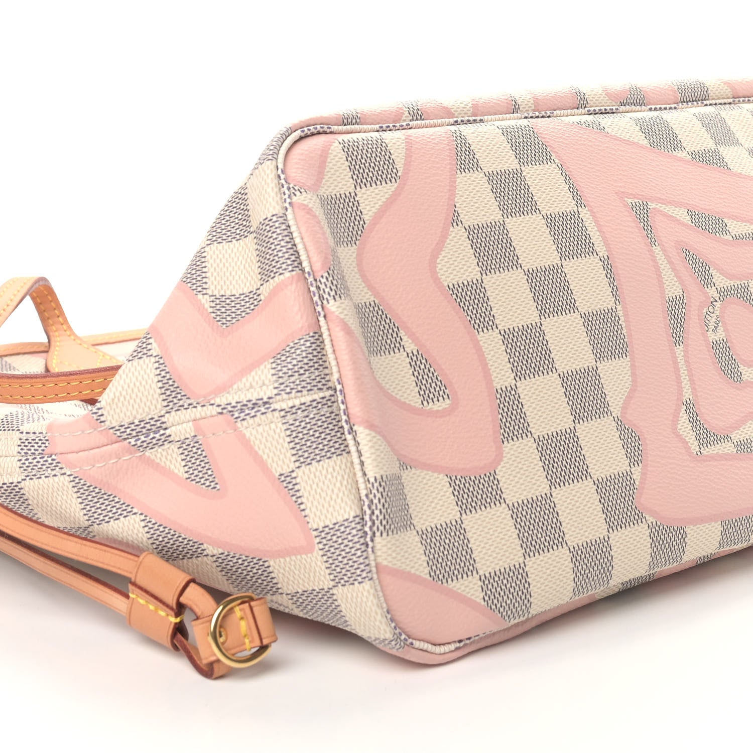Louis Vuitton Damier Azur Tahitienne Neverfull MM 7 of 9
