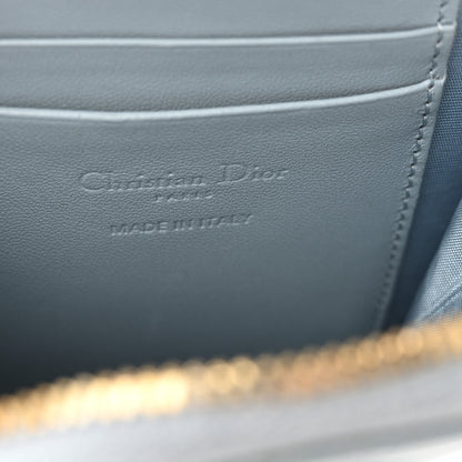 Christian Dior Patent Cannage Lady Dior Phone Holder Bracing Blue 6 of 12