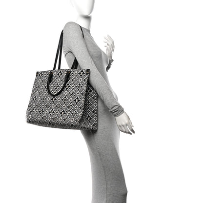 Louis Vuitton Jacquard Since 1854 Onthego GM Grey 2 of 10