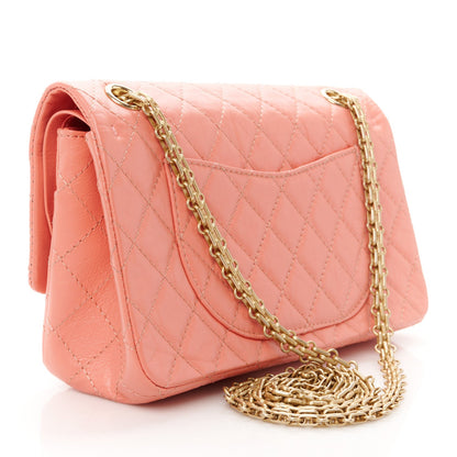 Chanel Aged Calfskin Quilted 2.55 Reissue 225 Flap Pink 2 of 8