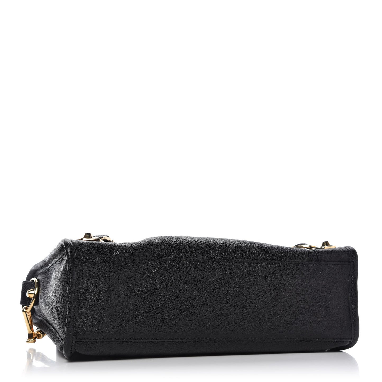Chevre Gold Metallic Edge Hardware S City Black