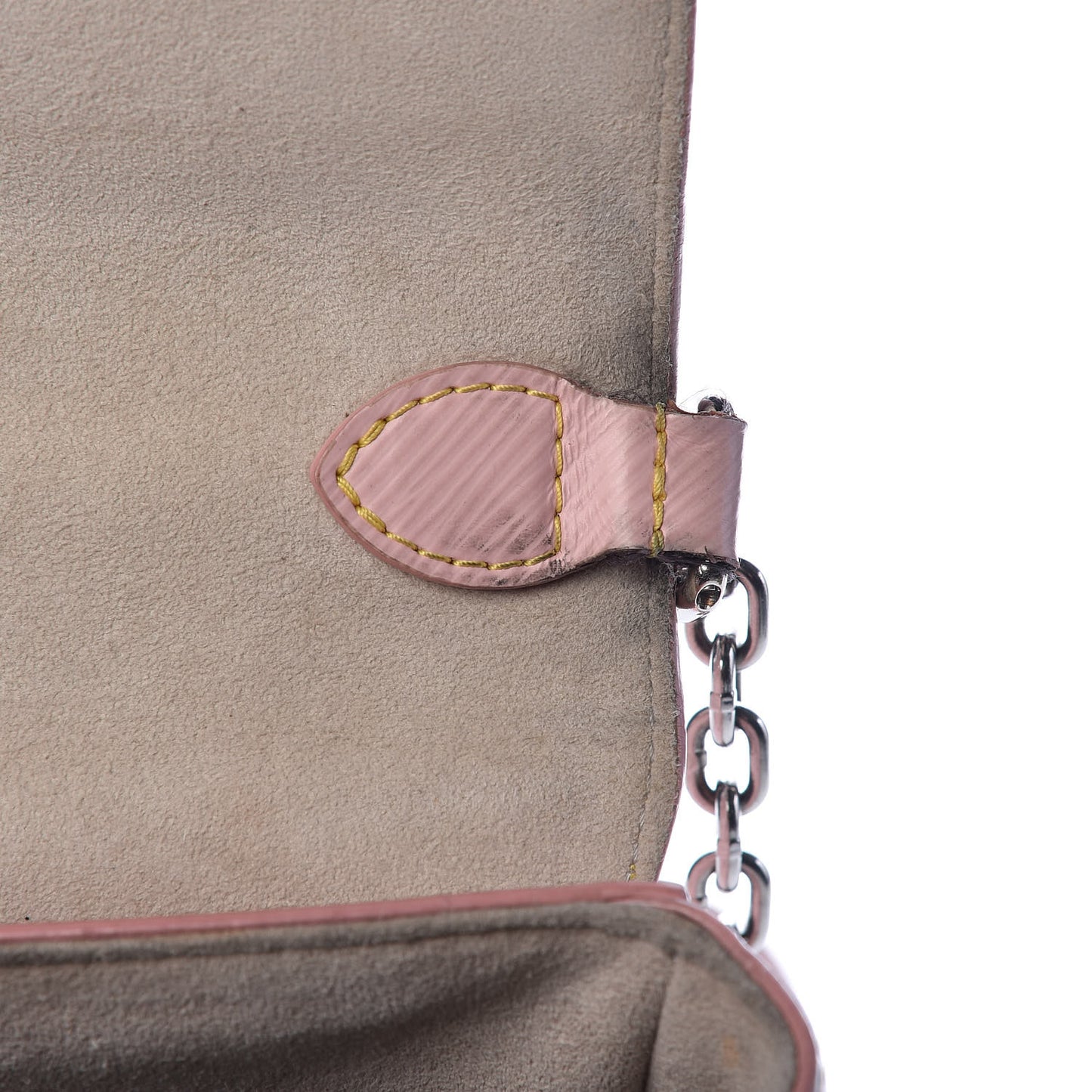 Epi Twist Shoulder Bag MM Rose Ballerine