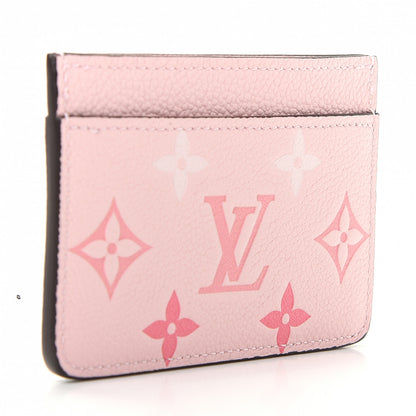 Louis Vuitton Empreinte Monogram Giant By The Pool Card Holder Bouton De Rose 3 of 7
