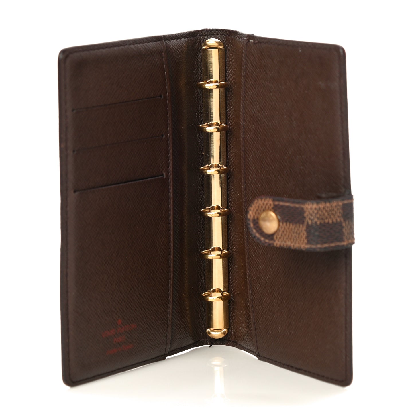 Damier Ebene Small Ring Agenda Cover