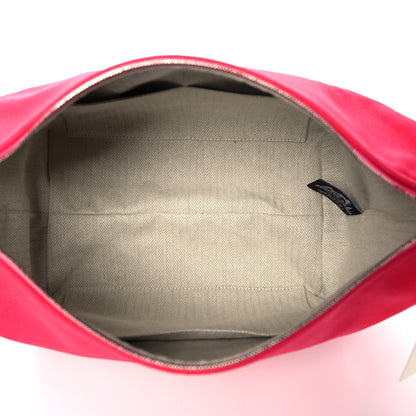 Hermes Canvas Large Bride-A-Brac Pouch Hibiscus 5 of 10