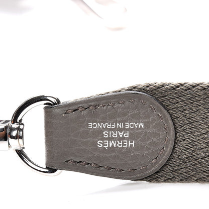 Hermes Taurillon Clemence Amazone Evelyne TPM Etain Rouge Casaque 8 of 8