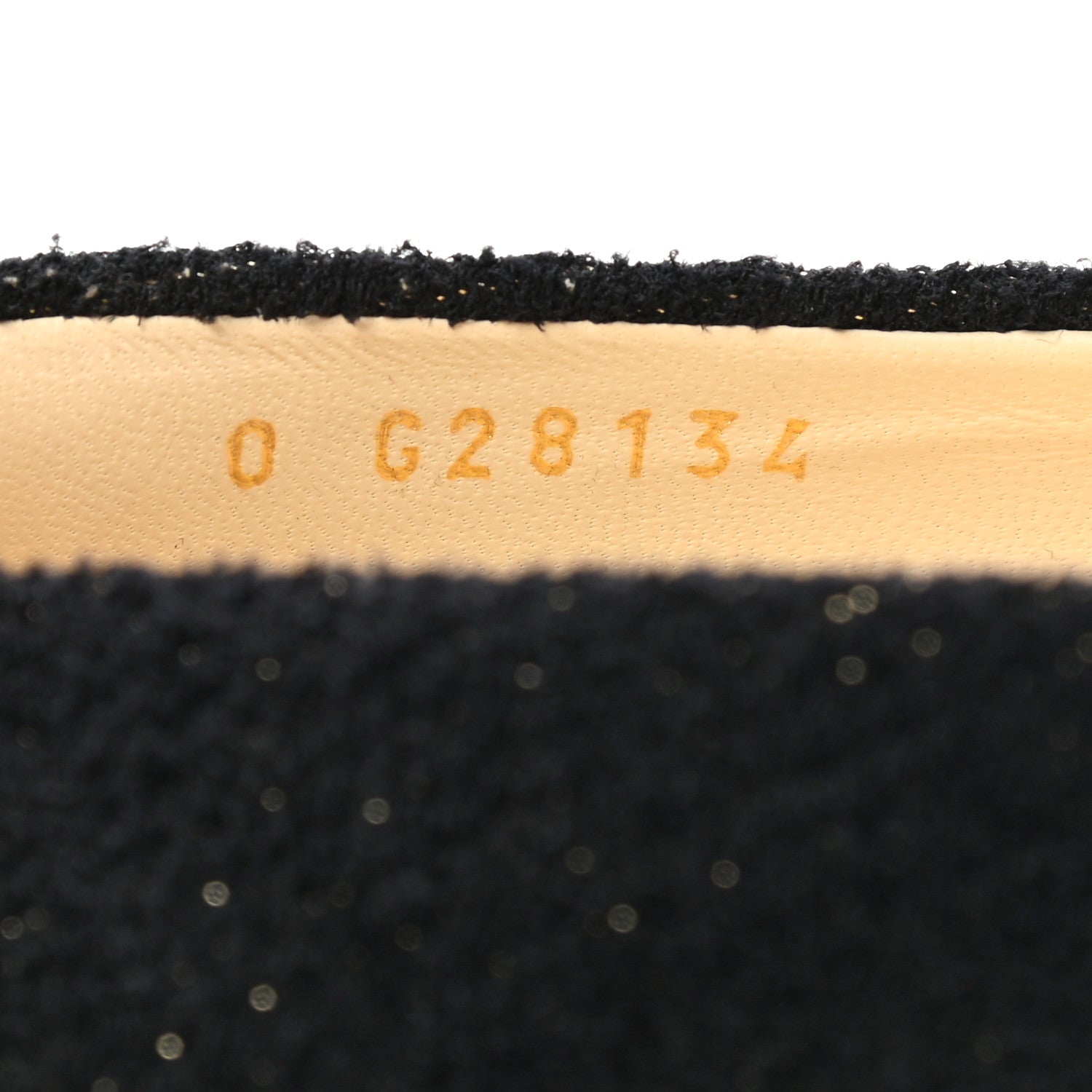 Chanel Tweed Crystal CC Ballerina Flats 39.5 Black 8 of 9