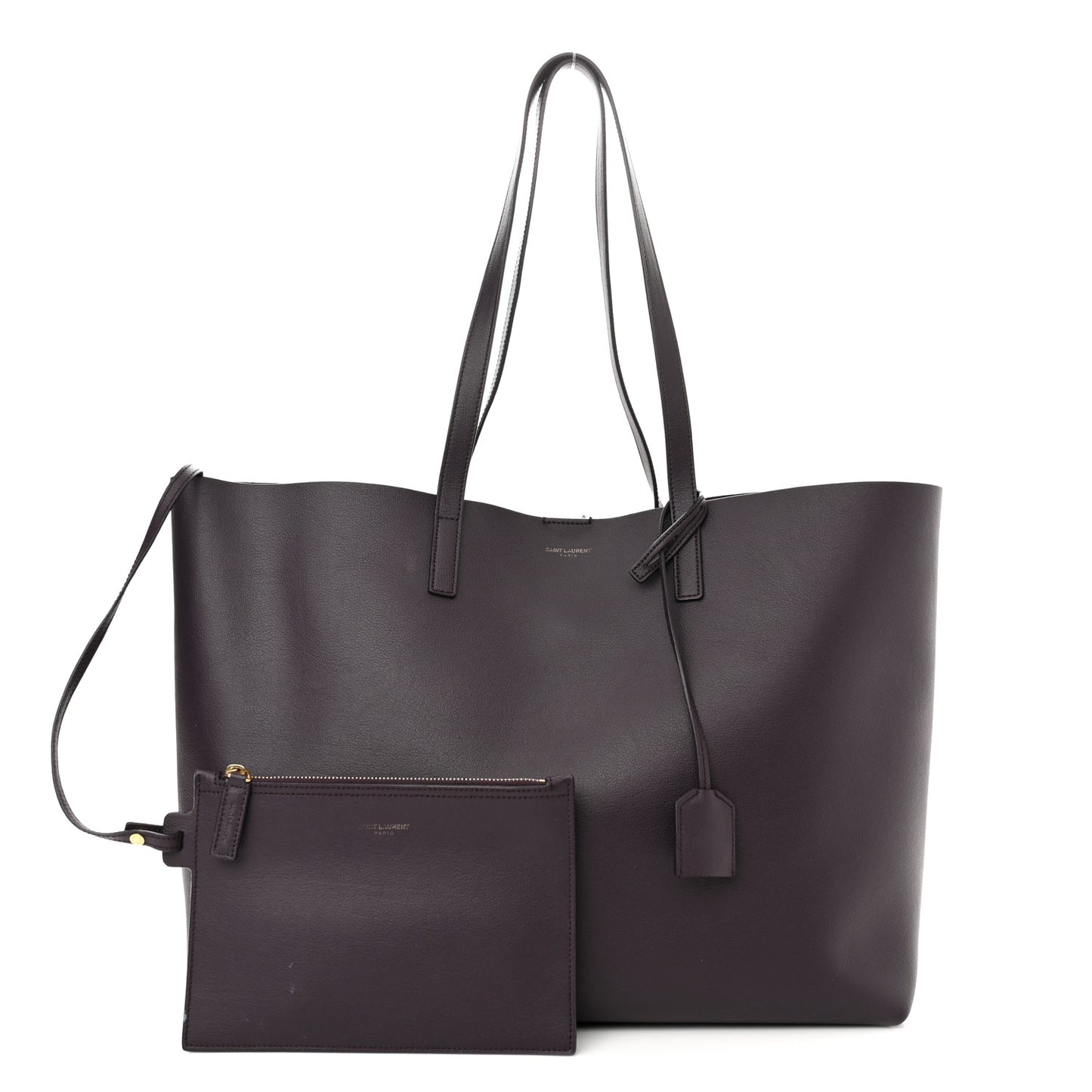 Calfskin Large Shopping Tote Violet