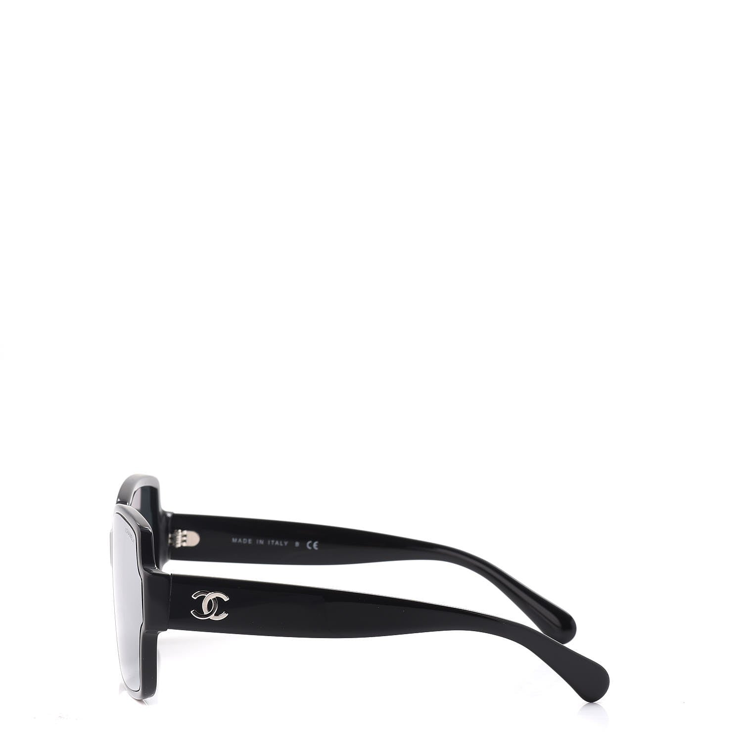 Chanel Acetate Square CC Sunglasses 5385 Black 3 of 9