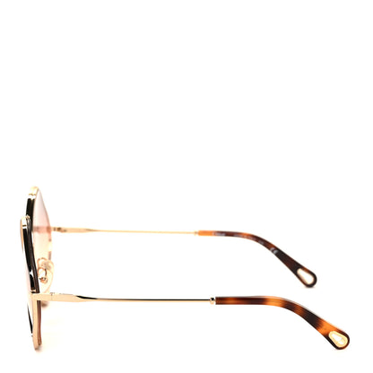 Chloe Metal Oversized Sunglasses CE159S Gold 3 of 7