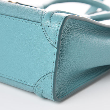 Celine Goatskin Nano Luggage Antarctic 12 of 12
