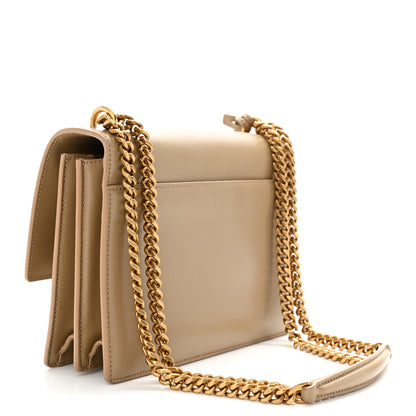 Saint Laurent Calfskin Medium Monogram Sunset Dark Latte 3 of 14