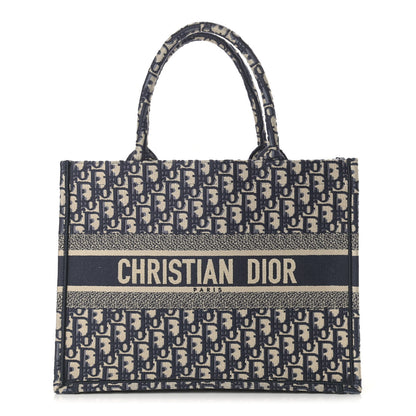 Christian Dior Oblique Small Book Tote Blue Multicolor 1 of 10
