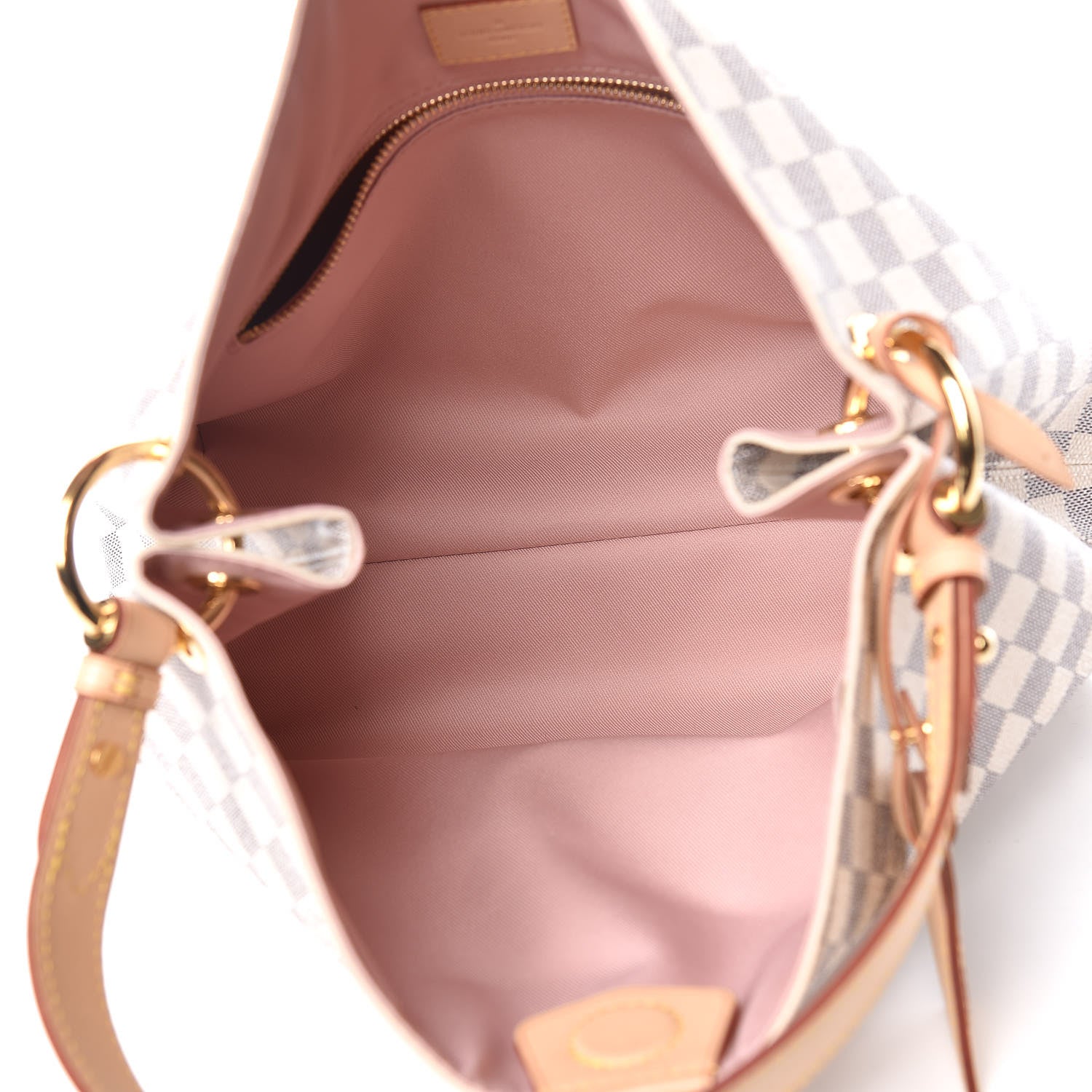 Louis Vuitton Damier Azur Graceful PM Rose Ballerine 5 of 16