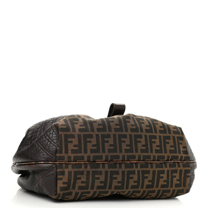 Fendi Zucca Nappa Nuvolata Vitello Tortuga Spy Tobacco Moro 4 of 9
