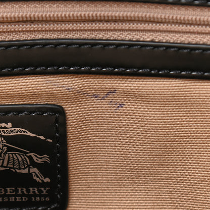Burberry Nova Check Patent Trim Shopper Tote Black 13 of 17
