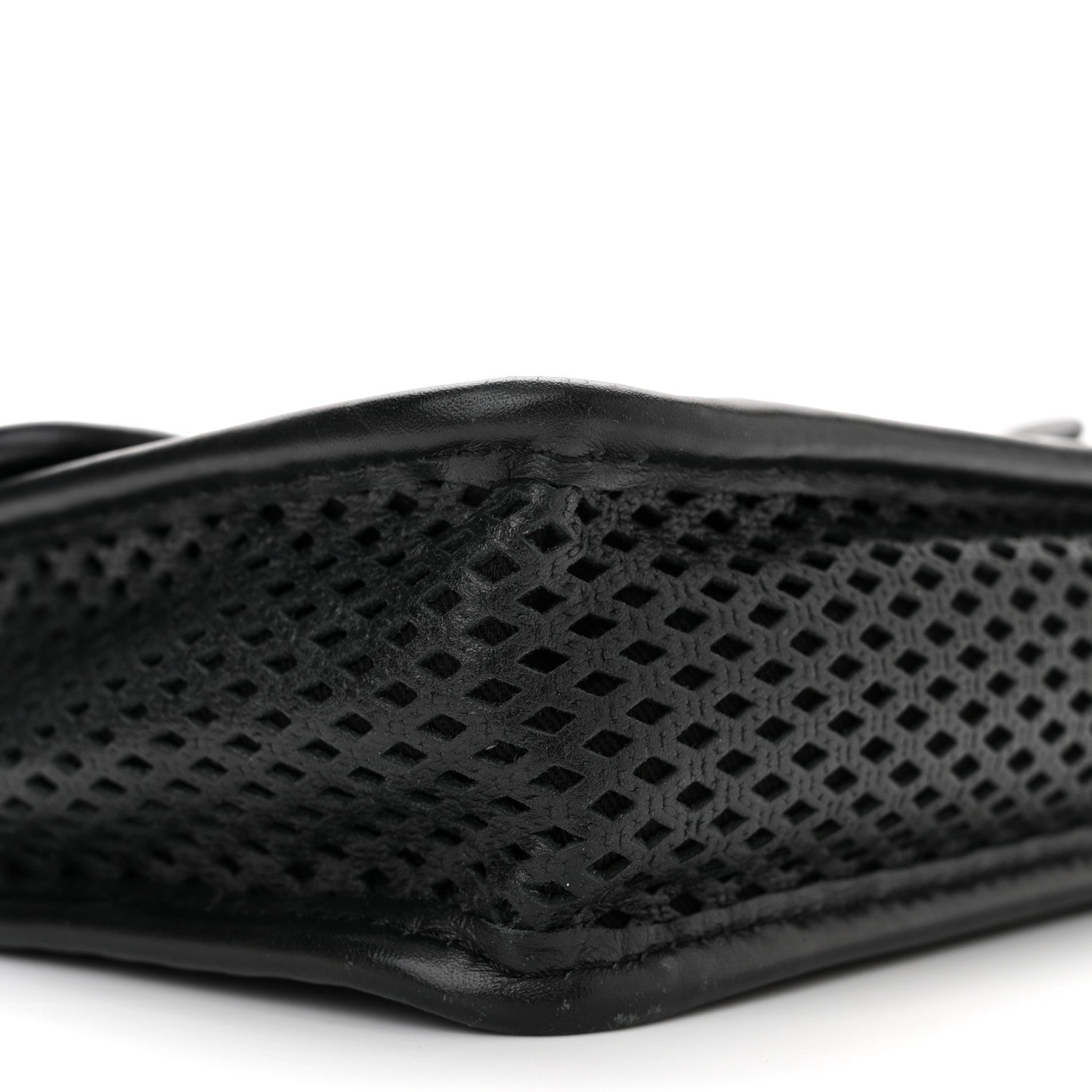 Chanel Metallic Perforated Calfskin Small Up In The Air Flap Black 9 of 10