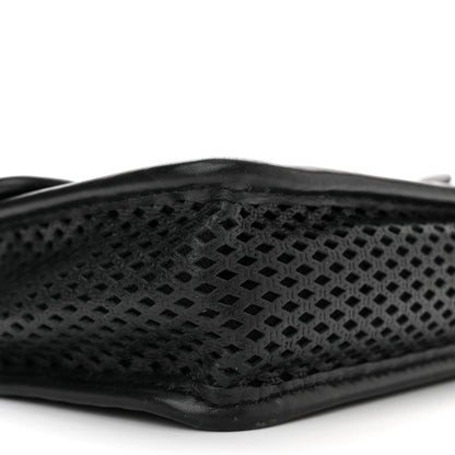 Chanel Metallic Perforated Calfskin Small Up In The Air Flap Black 9 of 10