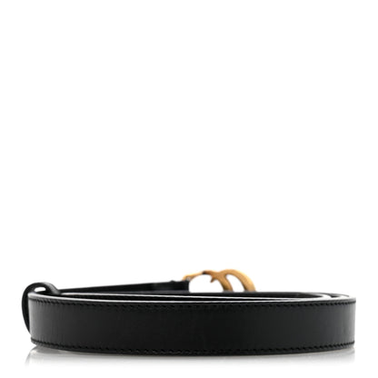 Gucci Calfskin Double G 20mm Belt 95 38 Black 2 of 9