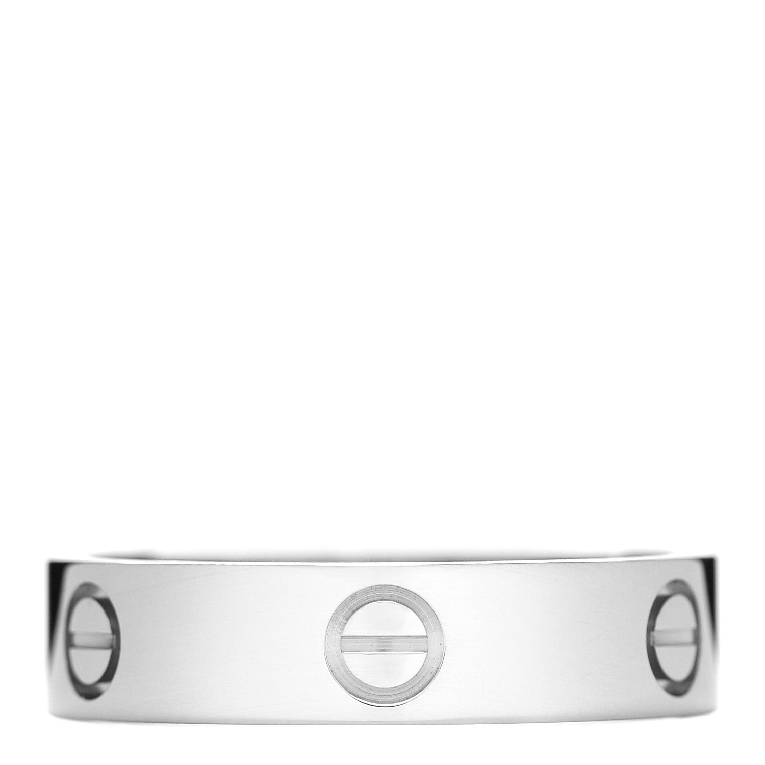 Cartier Platinum 5.5mm LOVE Ring 65 11 1 of 5