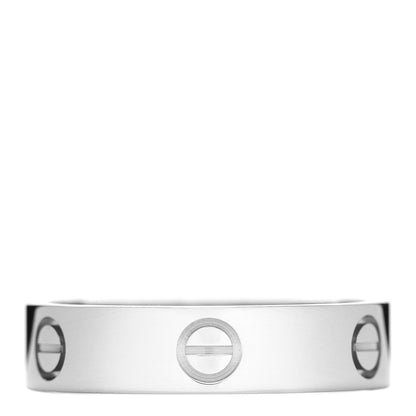 Cartier Platinum 5.5mm LOVE Ring 65 11 1 of 5