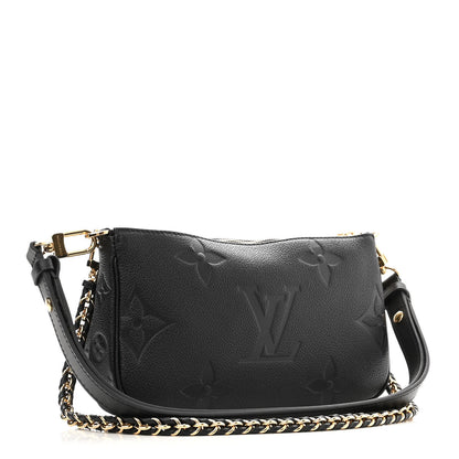 Louis Vuitton Empreinte Monogram Giant Multi Pochette Accessories Black 3 of 11