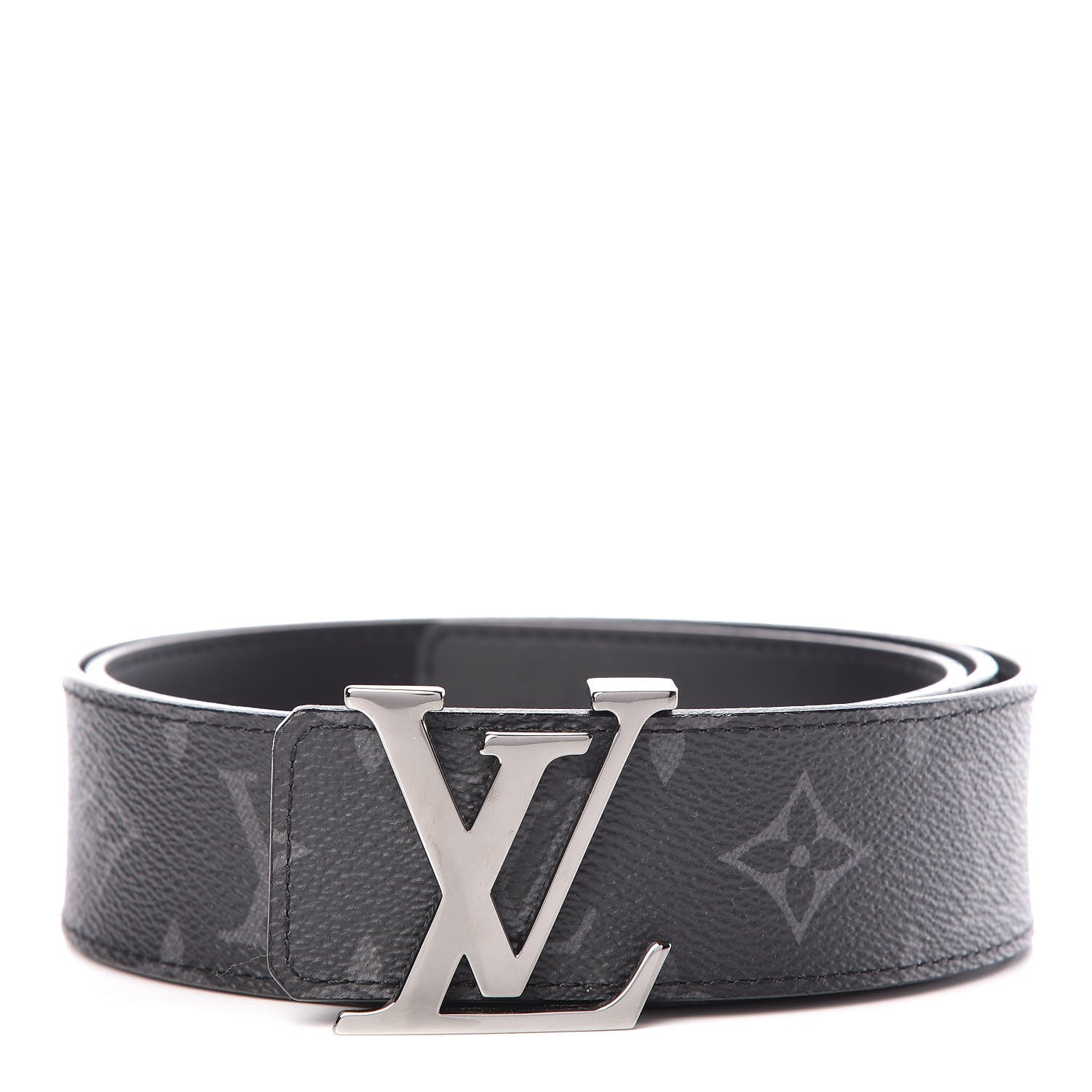 Louis Vuitton Damier Graphite 40mm LV Initiales Belt 90 36 1 of 6