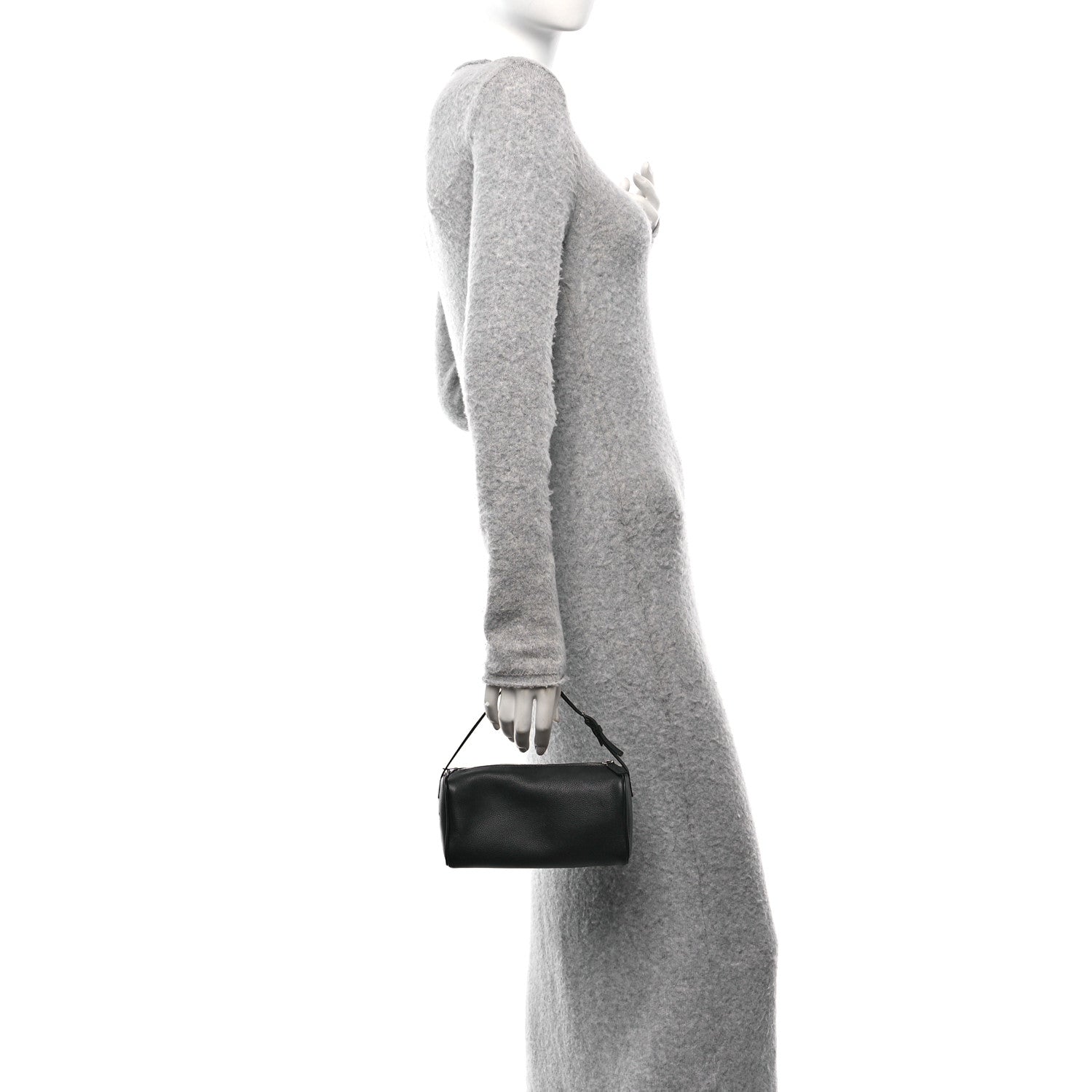 The Row Grained Calfskin 90's Bag Black 2 of 9