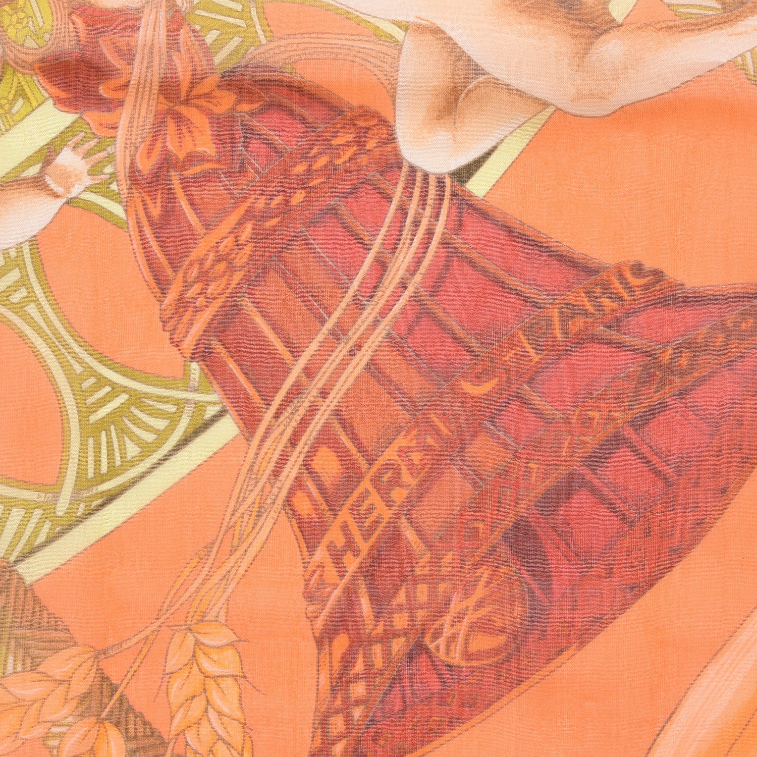 Hermes Silk Mousseline Amours Scarf 90 2 of 8