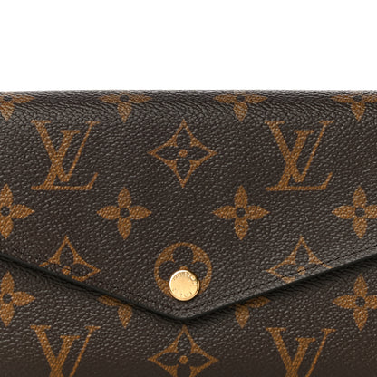 Louis Vuitton Monogram Sarah Wallet NM Rose Ballerine 7 of 10