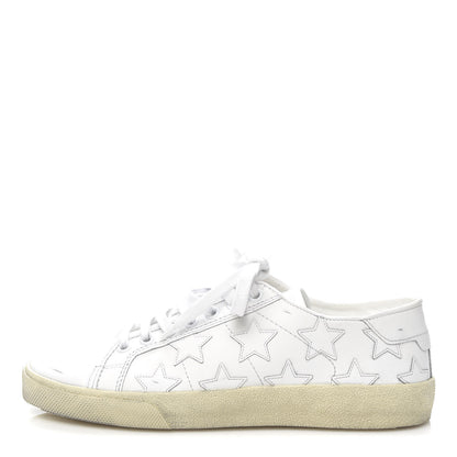 Saint Laurent Nappa Star Court Sneakers 37 White 1 of 10
