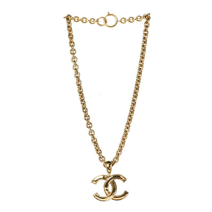 Chanel CC Chain Necklace Gold 3 of 5