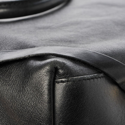 Burberry Lambskin Medium East West Tote Black 11 of 13