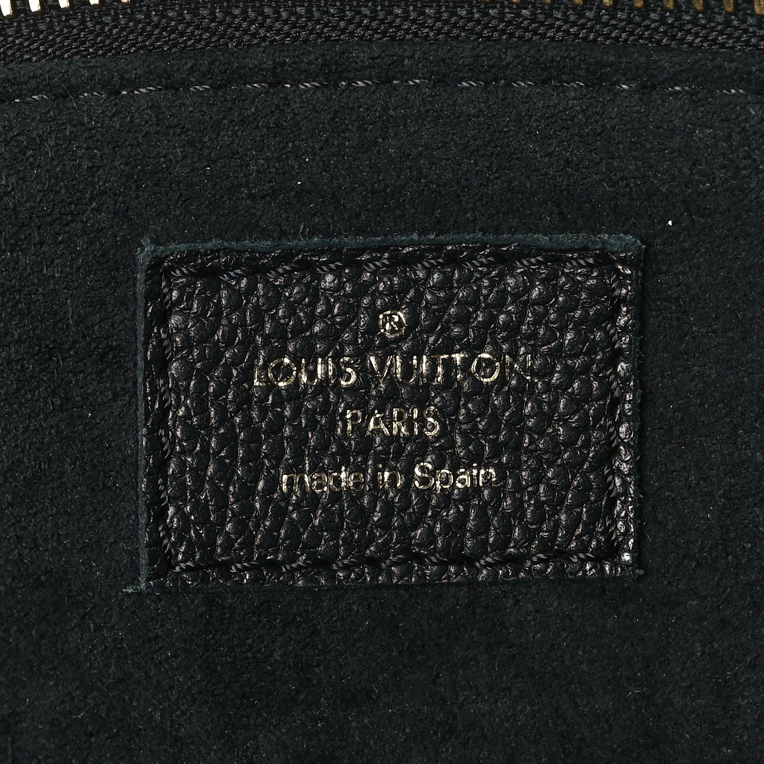 Louis Vuitton Empreinte Monogram Giant Petit Palais Black Beige 6 of 9