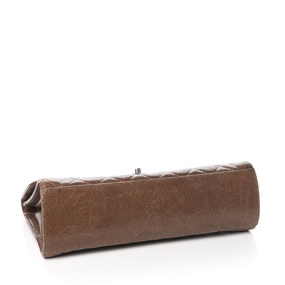 Chanel Crumpled Grained Calfskin Jumbo CC Crave Flap Beige 3 of 11