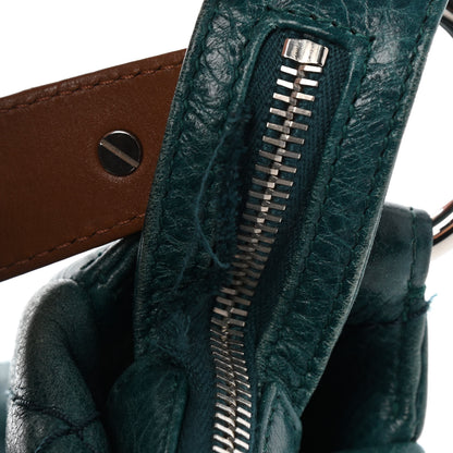 Chanel Glazed Calfskin On The Road Hobo Blue 10 of 10