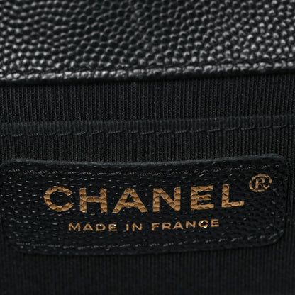 Chanel Caviar Quilted Medium Boy Flap Black 6 of 11