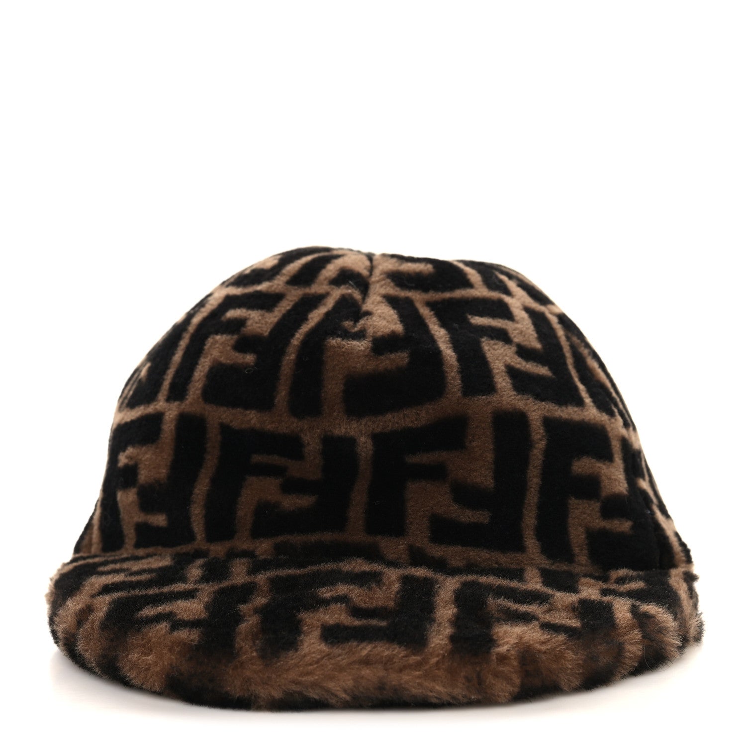 FENDI シアリングムートンキャスケット FFロゴ Fendi Shearling Macro FF 1974 Cap M Tobacco 1804743 – FASHIONPHILE