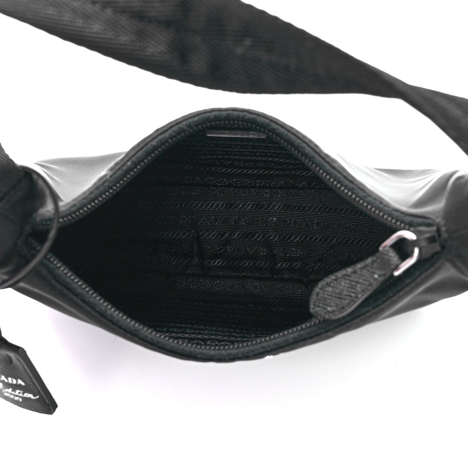 Prada Tessuto Nylon Mini Re-Edition 2000 Bag Black 5 of 12