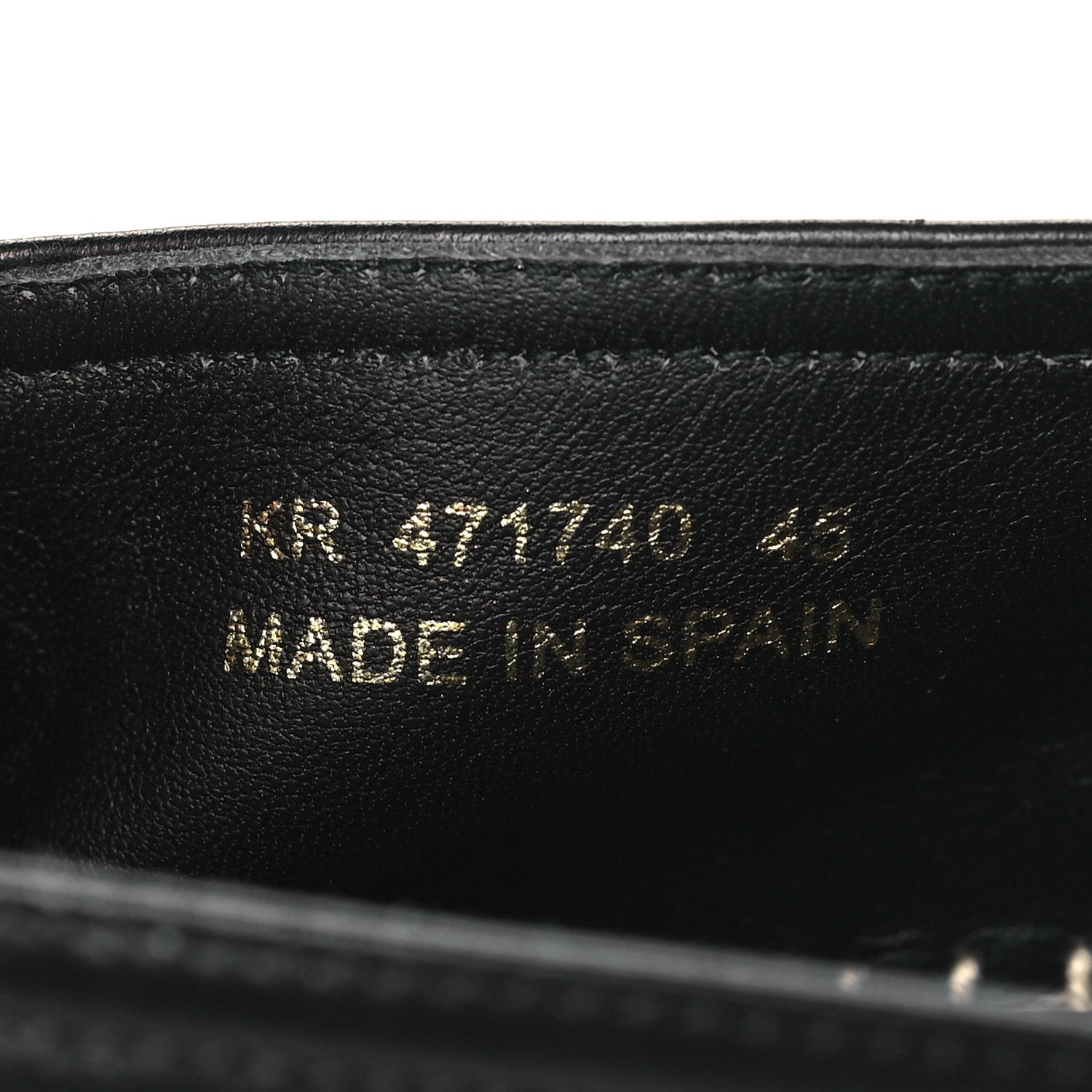 Saint Laurent Lambskin Mens Monogram Espadrilles 45 Black 8 of 9