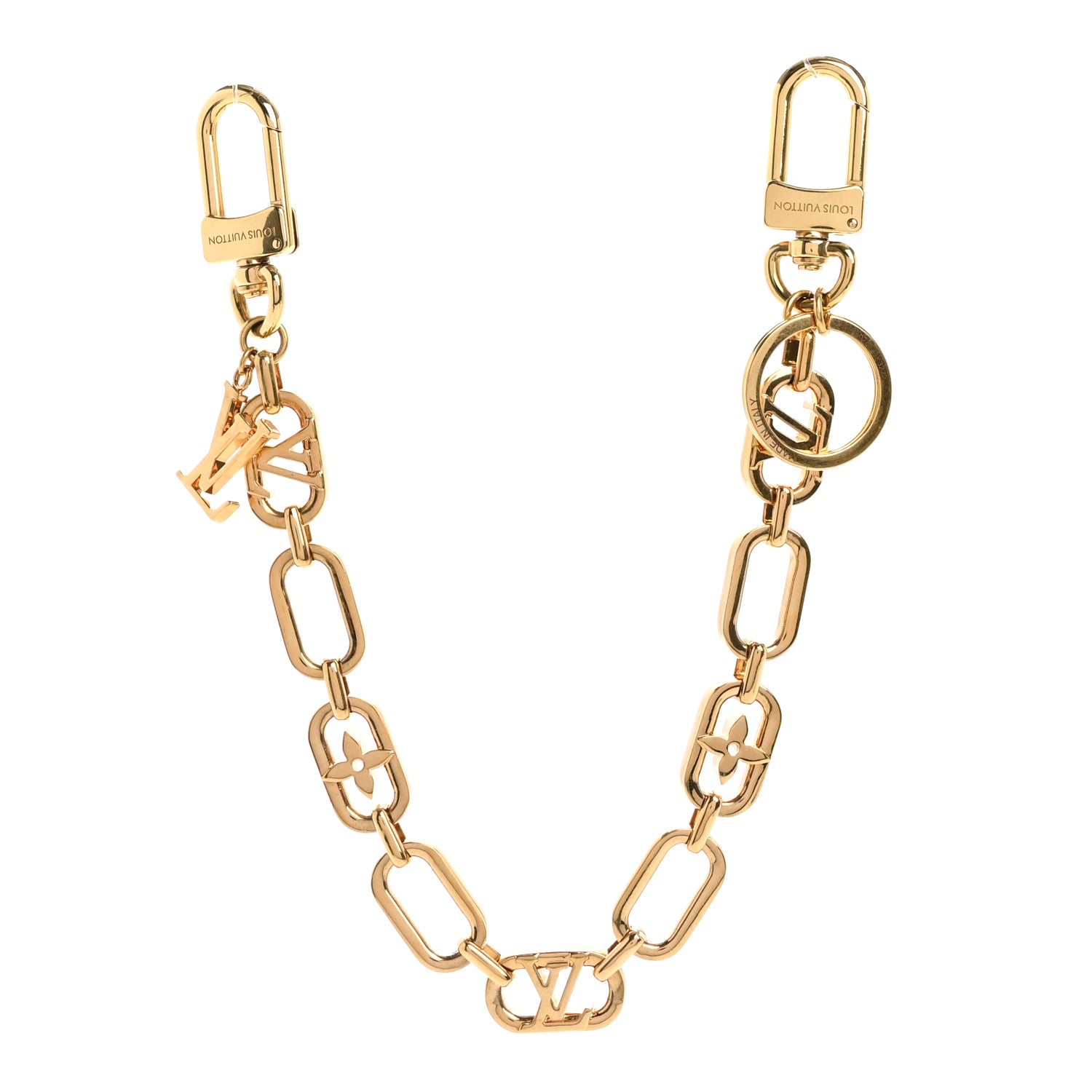 Louis Vuitton Metal My LV Chain Bag Charm Gold 1 of 8