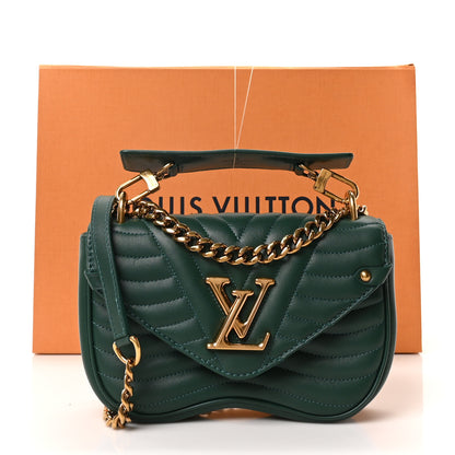 Louis Vuitton Calfskin New Wave Chain PM Emerald 10 of 10