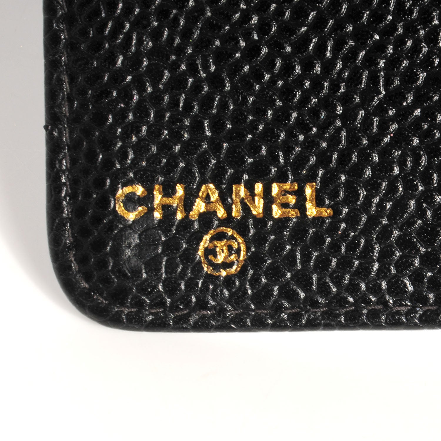 Chanel Caviar CC Small Ring Agenda Planner Black 6 of 7