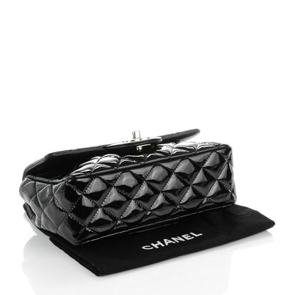 Chanel Patent Calfskin Quilted Mini Rectangular Flap Black 4 of 8