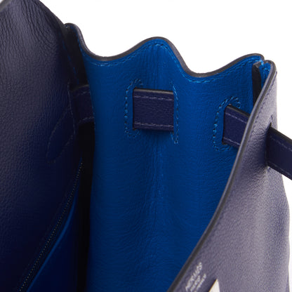 Hermes Evercolor Verso Kelly Retourne 28 Bleu Encre Bleu Zellige 21 of 35