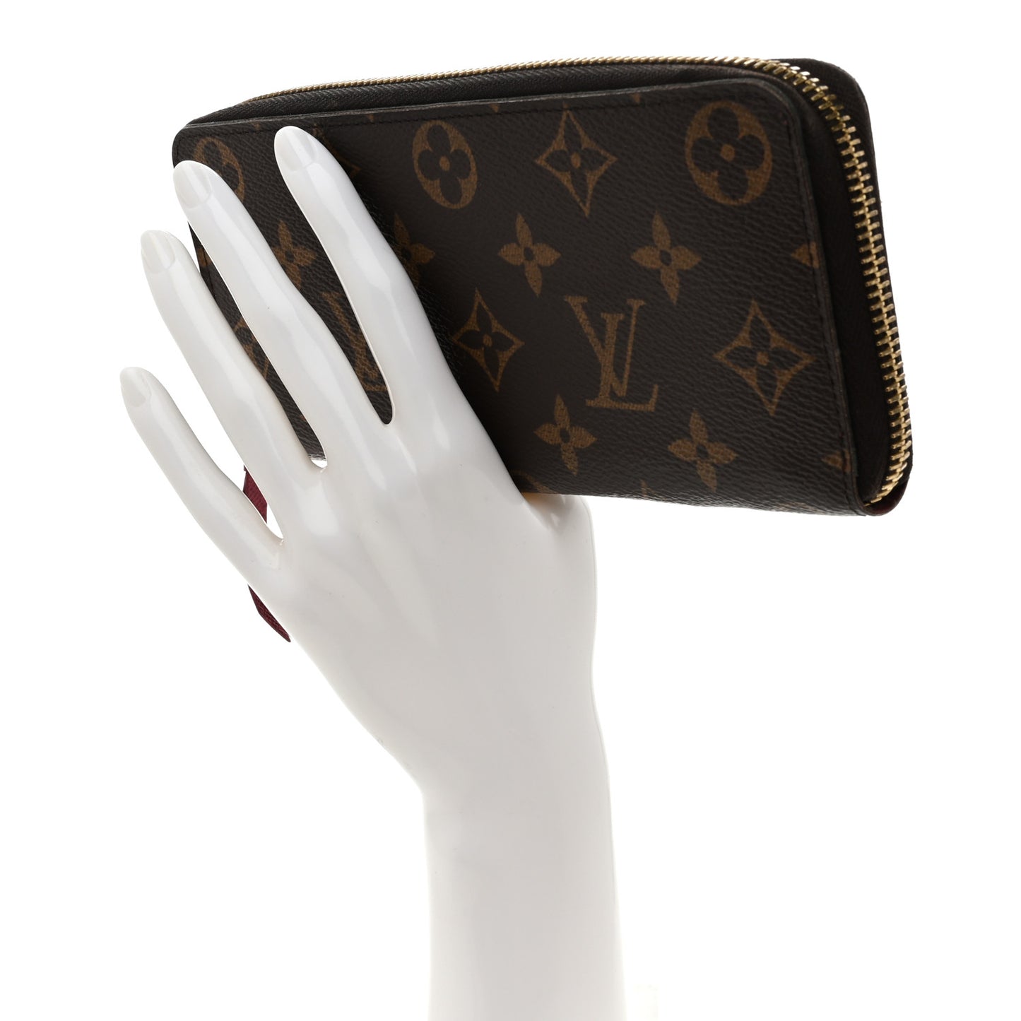 Monogram Clemence Wallet Fuchsia